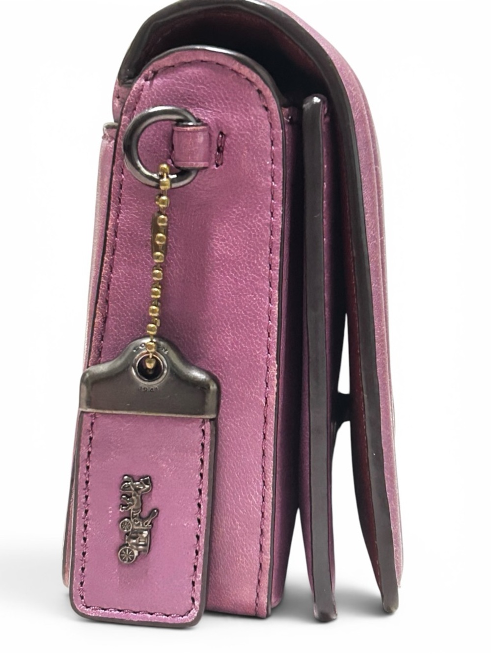 COACH 1941 Quilted Nappa Leather Dinky in Primrose w/3Way Strap - Picture 7 of 16